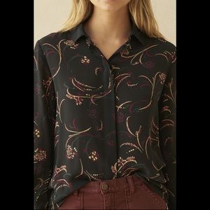 BA&SH Paisley Print Shirt